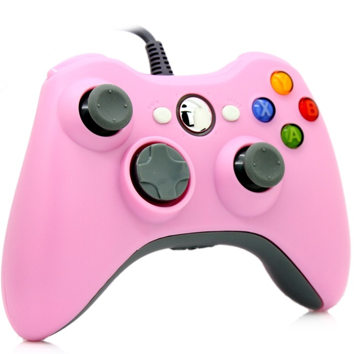 Rosa handkontroll till Xbox 360 in de groep HOME ELECTRONICS / Spelconsoles en accessoires / Xbox 360 bij TP E-commerce Nordic AB (38-5331)