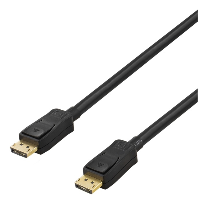 DELTACO DisplayPort monitor cable, 20-pin m - m, 20m, black in de groep COMPUTERS & RANDAPPARATUUR / Computerkabels / DisplayPort / Kabels bij TP E-commerce Nordic AB (38-53319)
