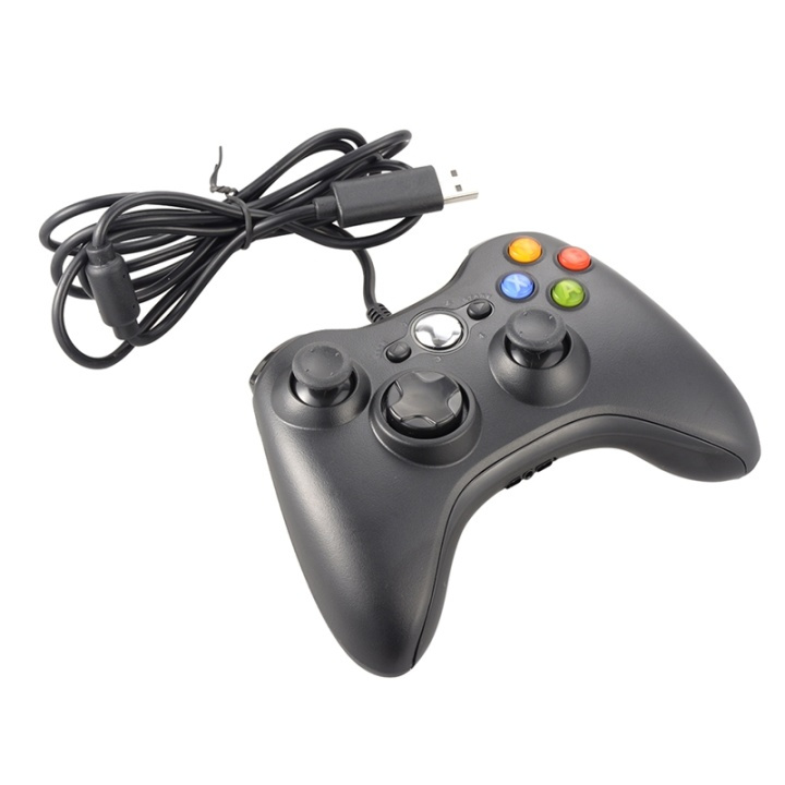 Handkontroll till Xbox 360 (Svart) in de groep HOME ELECTRONICS / Spelconsoles en accessoires / Xbox 360 bij TP E-commerce Nordic AB (38-5332)