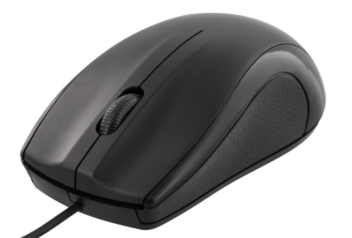DELTACO bedrade optische muis, 3 knoppen met scrollfunctie, 1200 DPI, zwart in de groep COMPUTERS & RANDAPPARATUUR / Muizen en toetsenborden / Muizen / Met kabel bij TP E-commerce Nordic AB (38-53472)