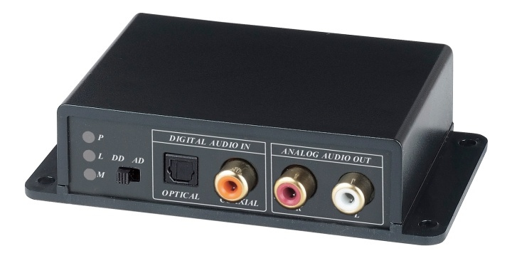 bi-directional audio converter, digital to analog, Toslink, Coax, RCA in de groep HOME ELECTRONICS / Kabels & Adapters / Audio Digitaal bij TP E-commerce Nordic AB (38-53815)