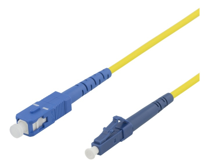 DELTACO Fiber cable, LC - SC, 9/125, OS1/2, singlemode, LSZH, 1m in de groep COMPUTERS & RANDAPPARATUUR / Computerkabels / Netwerkkabels / Glasvezelbekabeling bij TP E-commerce Nordic AB (38-53979)