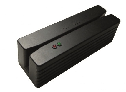 Kompakt magnetskortläsare med USB-gränssnitt, spår 1+2+3, svart in de groep HOME ELECTRONICS / Opslagmedia / Geheugenkaartlezer bij TP E-commerce Nordic AB (38-54054)