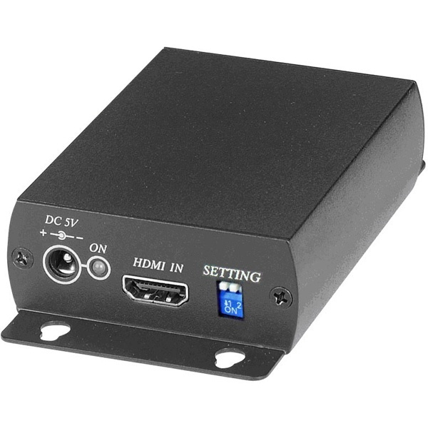 Signalomvandlare, från HDMI till SDI, BNC, PAL/NTSC/720p/1080p, svart in de groep COMPUTERS & RANDAPPARATUUR / Computerkabels / Signaal converter bij TP E-commerce Nordic AB (38-54075)