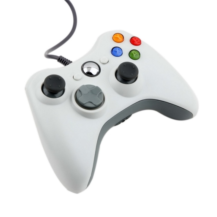 Handkontroll till Xbox 360 (Vit) in de groep HOME ELECTRONICS / Spelconsoles en accessoires / Xbox 360 bij TP E-commerce Nordic AB (38-5417)