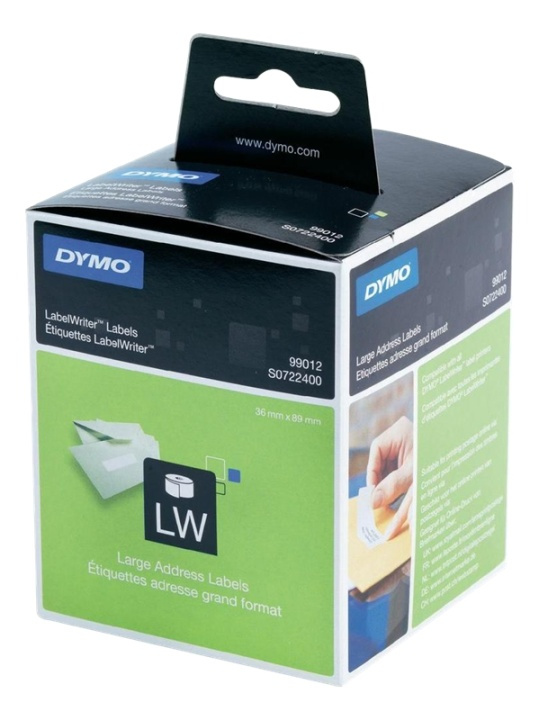 DYMO LW Large address labels - Low-Entry Volume, 89x36mm, 1x260 in de groep COMPUTERS & RANDAPPARATUUR / Printers & Accessoires / Printers / Label machines & Accessoires / Etiketten bij TP E-commerce Nordic AB (38-54399)