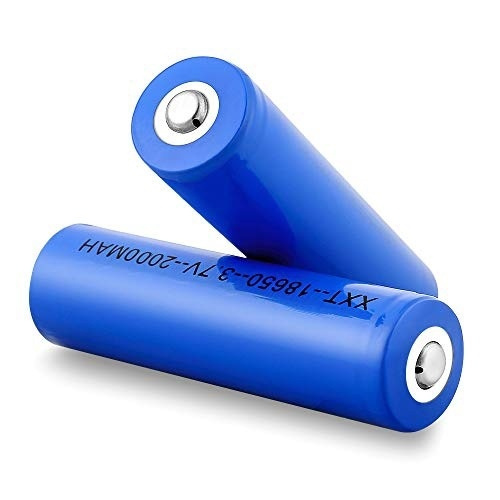2-pack Laddningsbart batteri 18650, 2000mAh (Cust tip) in de groep HOME ELECTRONICS / Batterijen & Opladers / Batterijen / Overigen bij TP E-commerce Nordic AB (38-5494)