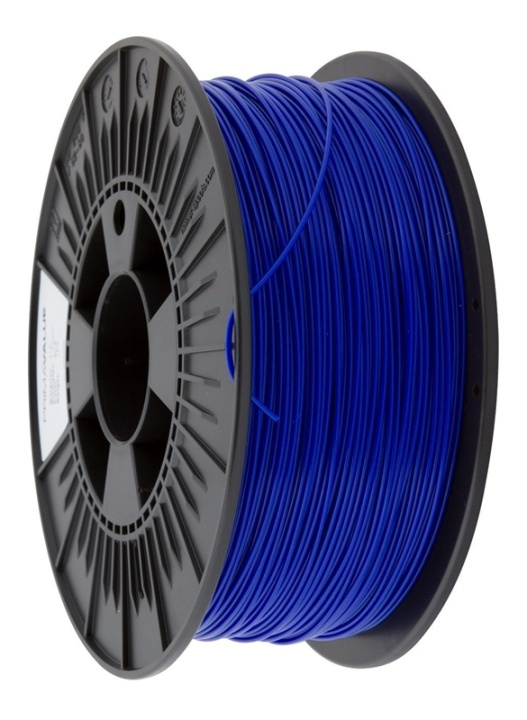 PrimaValue PLA filament 1.75mm 1 kg blue in de groep COMPUTERS & RANDAPPARATUUR / Printers & Accessoires / Printers / 3D-printer en Accessoires / Tillbehör bij TP E-commerce Nordic AB (38-55302)