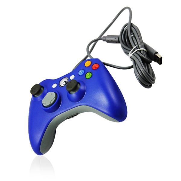 Handkontroll till Xbox 360 (Blå) in de groep HOME ELECTRONICS / Spelconsoles en accessoires / Xbox 360 bij TP E-commerce Nordic AB (38-5585)