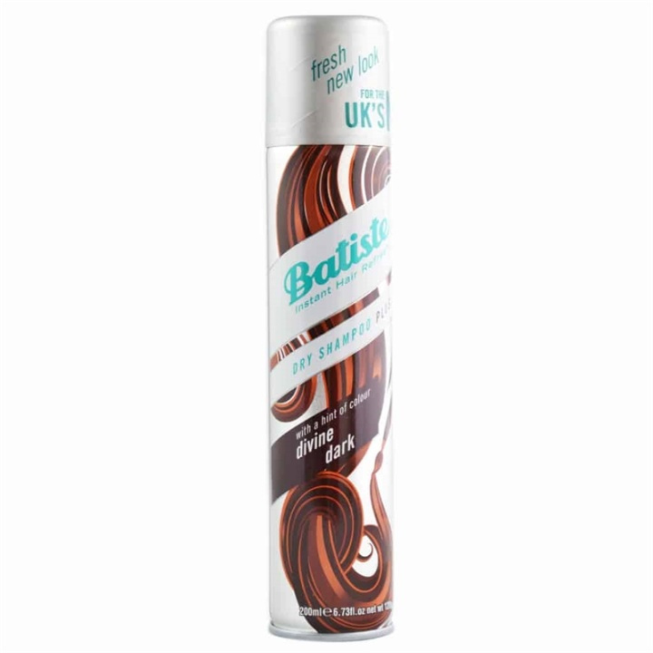 Batiste Dry Shampoo Plus Divine Dark 200ml in de groep BEAUTY & HEALTH / Haar & Styling / Hair styling / Volumepoeder bij TP E-commerce Nordic AB (38-56909)