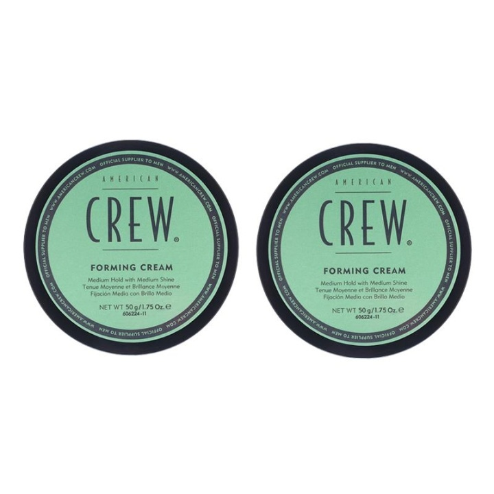 2-pack American Crew Forming Cream 85g in de groep BEAUTY & HEALTH / Haar & Styling / Hair styling / Haarwax bij TP E-commerce Nordic AB (38-57327)