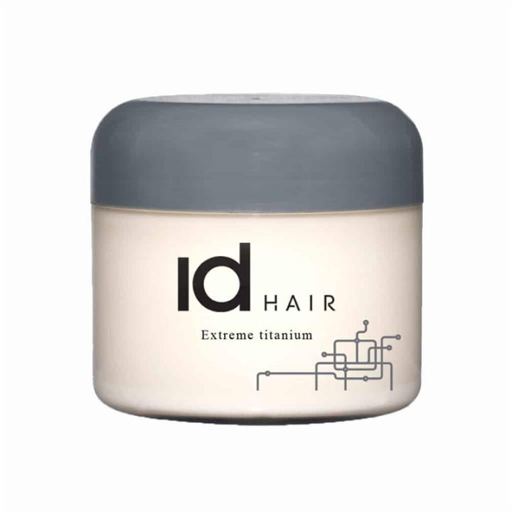 ID Hair Extreme Titanium Wax 100ml in de groep BEAUTY & HEALTH / Haar & Styling / Hair styling / Haarwax bij TP E-commerce Nordic AB (38-57375)