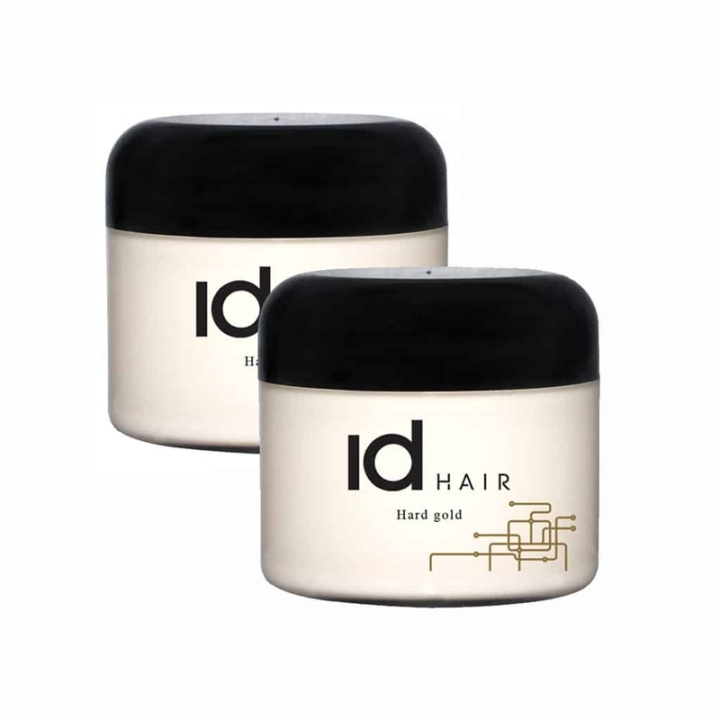 2-pack ID Hair Hard Gold Wax 100ml in de groep BEAUTY & HEALTH / Haar & Styling / Hair styling / Haarwax bij TP E-commerce Nordic AB (38-57378)