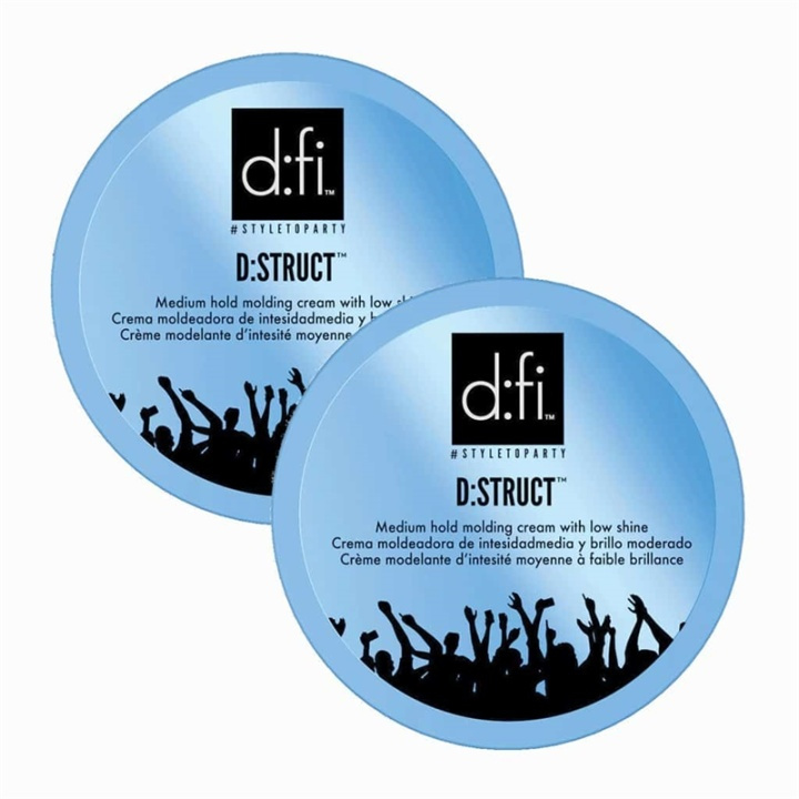 2-pack D:fi D:struct Molding Cream Blå Stor 150g in de groep BEAUTY & HEALTH / Haar & Styling / Hair styling / Haarwax bij TP E-commerce Nordic AB (38-57498)