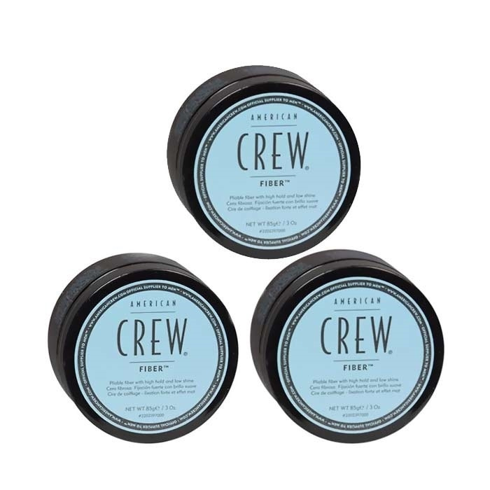 3-pack American Crew Fiber 85g in de groep BEAUTY & HEALTH / Haar & Styling / Hair styling / Haarwax bij TP E-commerce Nordic AB (38-57548)