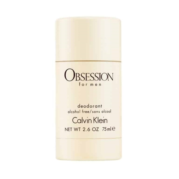 Calvin Klein Obsession For Men Deostick 75ml in de groep BEAUTY & HEALTH / Geuren & Parfum / Deodorant / Deodorant voor vrouwen bij TP E-commerce Nordic AB (38-57688)