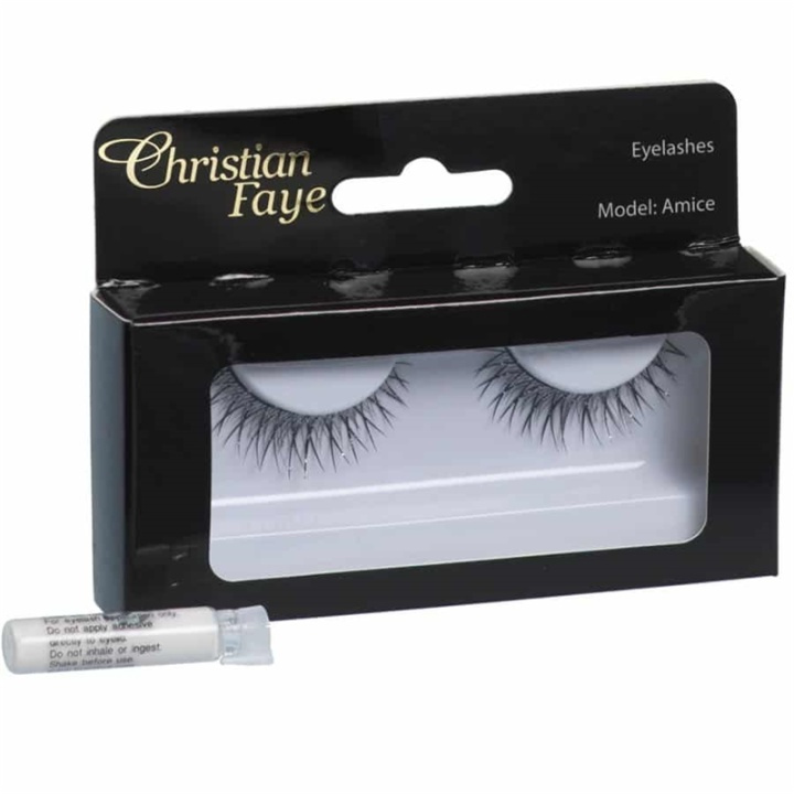 Christian Faye Eyelashes Amice With Glue in de groep BEAUTY & HEALTH / Makeup / Ogen & Wenkbrauwen / Nepwimpers bij TP E-commerce Nordic AB (38-58640)