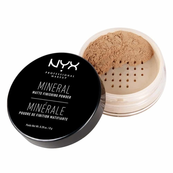 NYX PROF. MAKEUP Mineral Finishing Powder Medium/Dark in de groep BEAUTY & HEALTH / Makeup / Make-up gezicht / Poeder bij TP E-commerce Nordic AB (38-58667)