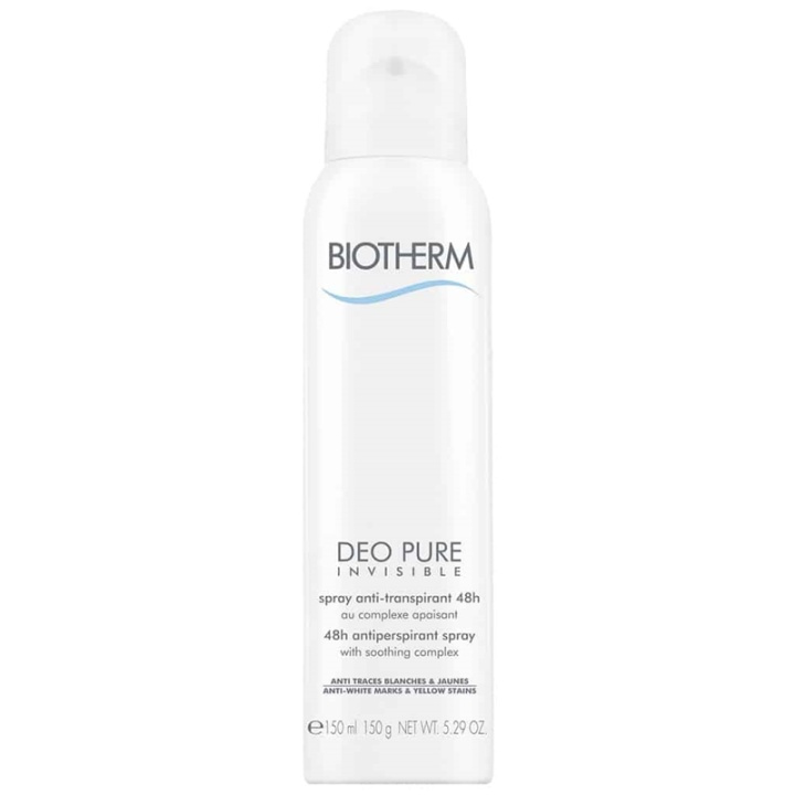 Biotherm Deo Pure Invisible Deo Spray 150ml in de groep BEAUTY & HEALTH / Geuren & Parfum / Deodorant / Deodorant voor mannen bij TP E-commerce Nordic AB (38-58772)