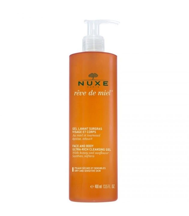 Nuxe Reve de Miel Face & Body Ultra-Rich Cleansing Gel 400ml in de groep BEAUTY & HEALTH / Huidsverzorging / Gezicht / Schoonmaak bij TP E-commerce Nordic AB (38-58903)
