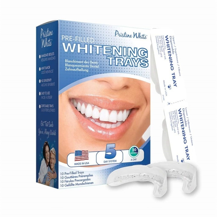 Pristine White Pre-Filled Whitening Trays in de groep BEAUTY & HEALTH / Mondverzorging / Whitening producten bij TP E-commerce Nordic AB (38-59150)