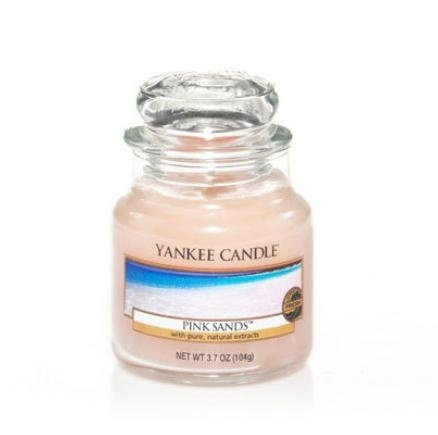 Yankee Candle Classic Small Jar Pink Sands Candle 104g in de groep BEAUTY & HEALTH / Geuren & Parfum / Overige geuren / Geurkaarsen bij TP E-commerce Nordic AB (38-59344)