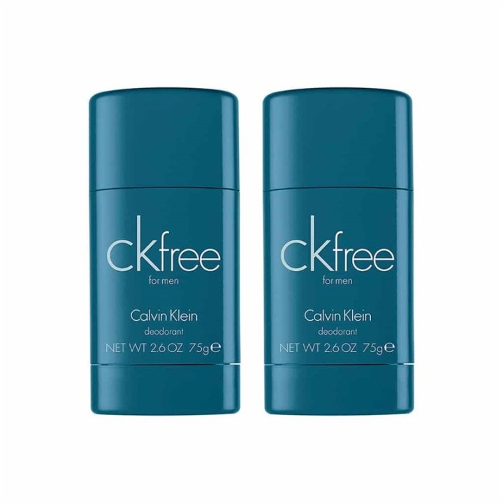2-pack Calvin Klein CK Free Deostick 75ml in de groep BEAUTY & HEALTH / Geuren & Parfum / Deodorant / Deodorant voor vrouwen bij TP E-commerce Nordic AB (38-59361)