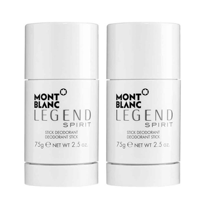 2-pack Mont Blanc Legend Spirit Deostick 75g in de groep BEAUTY & HEALTH / Geuren & Parfum / Deodorant / Deodorant voor vrouwen bij TP E-commerce Nordic AB (38-59375)