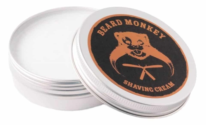 Beard Monkey Shaving Cream 100ml in de groep BEAUTY & HEALTH / Haar & Styling / Scheren & Trimmen / Scheermessen & Accessoires bij TP E-commerce Nordic AB (38-59405)