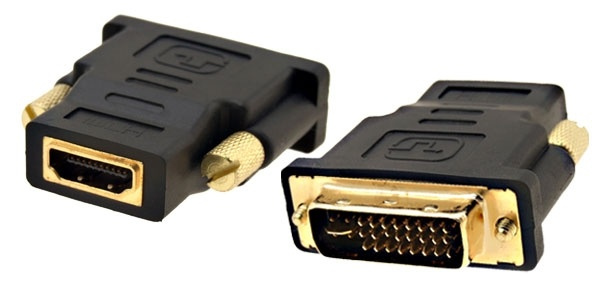 DVI-I hane till HDMI hona adapter in de groep HOME ELECTRONICS / Kabels & Adapters / HDMI / Adapters bij TP E-commerce Nordic AB (38-5967)