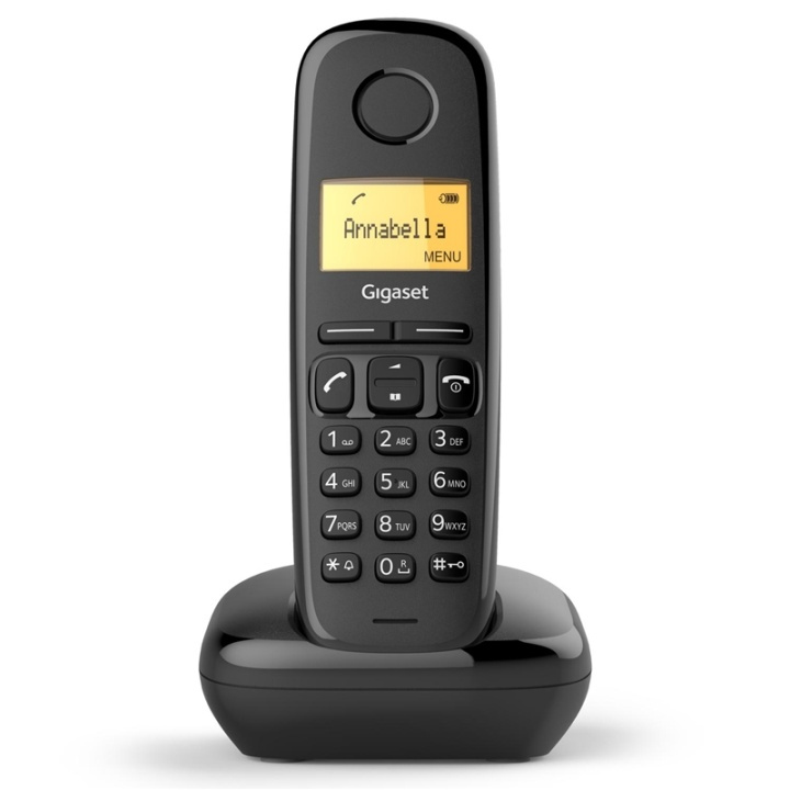 Gigaset AS170 (S30852H2802R201) in de groep HOME ELECTRONICS / Audio & Beeld / Vaste telefonie / Draadloze telefoons bij TP E-commerce Nordic AB (38-60039)