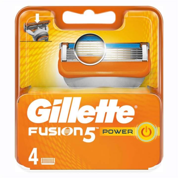 Gillette Rakblad Fusion Power 4-pack (852475) in de groep BEAUTY & HEALTH / Haar & Styling / Scheren & Trimmen / Scheermessen & Accessoires bij TP E-commerce Nordic AB (38-60047)