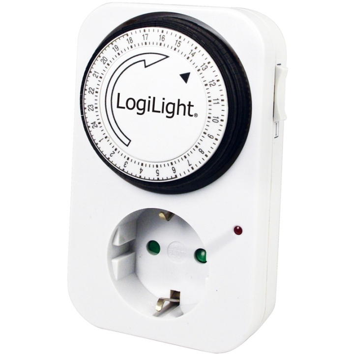 LogiLink Inomhustimer 24h mekanisk 16A (ET0001) in de groep HUISHOUDEN & TUIN / Elektriciteit & Verlichting / Timers bij TP E-commerce Nordic AB (38-60457)