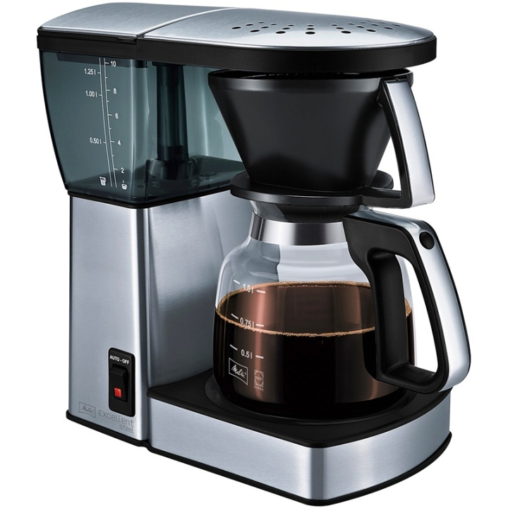 Melitta Excellent Steel 4.0 Kaffebrygg (21521) in de groep HUISHOUDEN & TUIN / Huishoudelijke apparaten / Koffiezetapparaten en accessoires / Koffiezetapparaten bij TP E-commerce Nordic AB (38-60502)