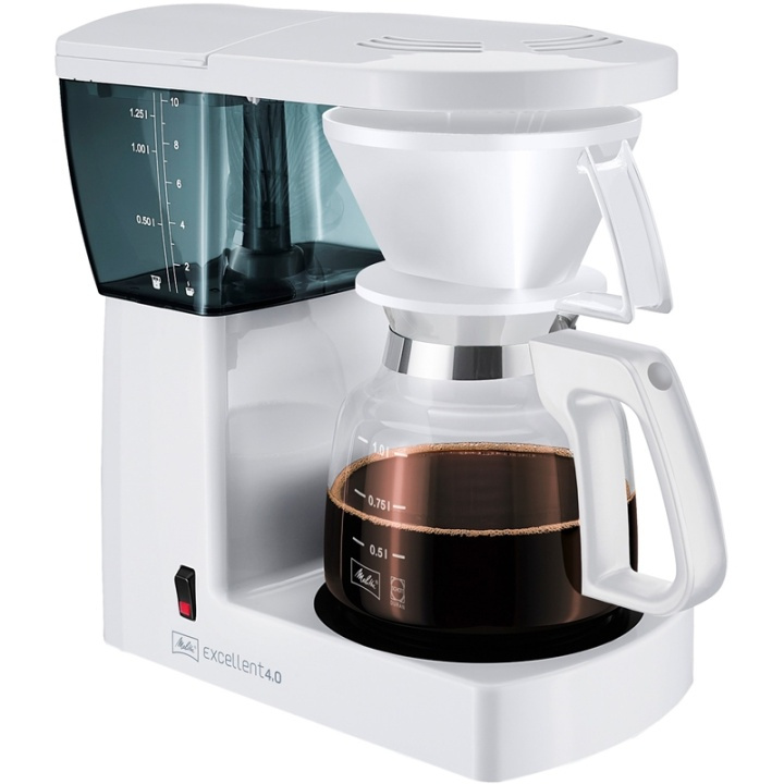 Melitta Excellent 4.0 Vit Kaffebryggar (21520) in de groep HUISHOUDEN & TUIN / Huishoudelijke apparaten / Koffiezetapparaten en accessoires / Koffiezetapparaten bij TP E-commerce Nordic AB (38-60504)