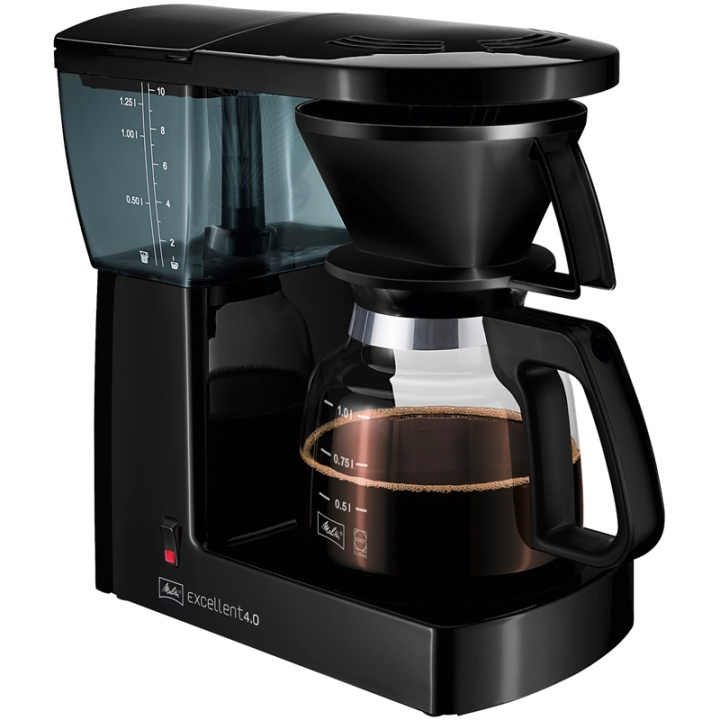 Melitta Excellent 4.0 Svart Kaffebrygg (21527) in de groep HUISHOUDEN & TUIN / Huishoudelijke apparaten / Koffiezetapparaten en accessoires / Koffiezetapparaten bij TP E-commerce Nordic AB (38-60505)