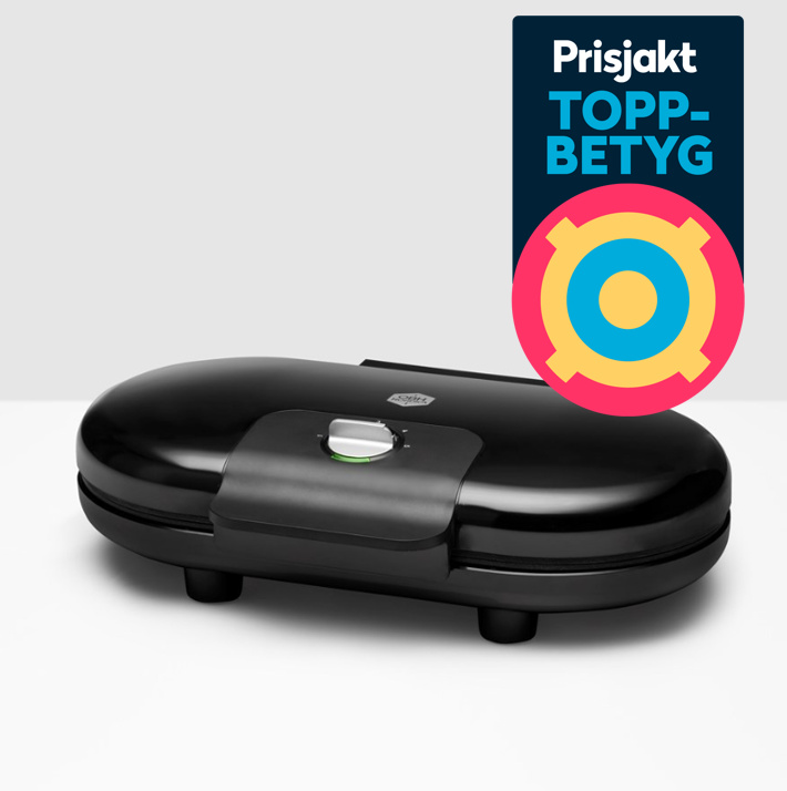 OBH Nordica Wafelijzer 6969 Select Dubbel, Zwart in de groep HUISHOUDEN & TUIN / Huishoudelijke apparaten / Wafelijzers bij TP E-commerce Nordic AB (38-60577)