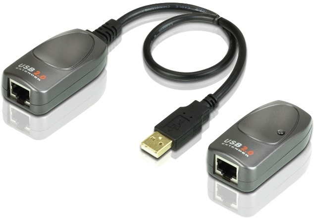 ATEN UCE260, USB 2.0 förlängning via Ethernet, 60m, 480Mb/s, sv/grå in de groep COMPUTERS & RANDAPPARATUUR / Computerkabels / USB / USB-A / Adapters bij TP E-commerce Nordic AB (38-61293)
