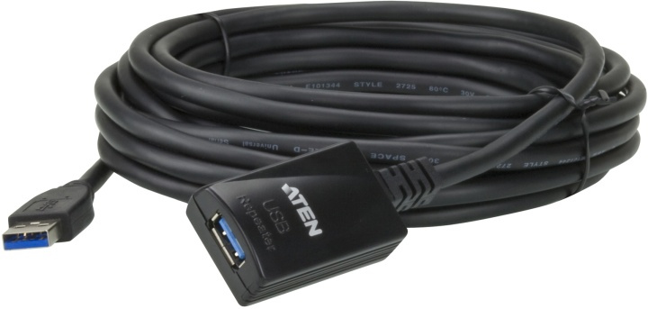 ATEN UE350, aktiv USB 3.0 förlängningskabel, hane - hona, 5m, svart in de groep COMPUTERS & RANDAPPARATUUR / Computerkabels / USB / USB-A / Kabels bij TP E-commerce Nordic AB (38-61294)