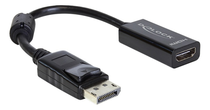 Delock Adapter Displayport 1.1 male > HDMI female Passive black in de groep HOME ELECTRONICS / Kabels & Adapters / HDMI / Adapters bij TP E-commerce Nordic AB (38-61426)