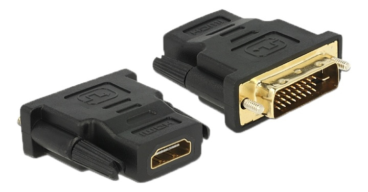 Delock Adapter DVI 24+1 pin male > HDMI female in de groep COMPUTERS & RANDAPPARATUUR / Computerkabels / DVI / Adapters bij TP E-commerce Nordic AB (38-61430)