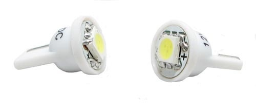 LED Positionsljus, Sockel W5W, 1-LED (2-Pack) Vit in de groep AUTO / Autoverlichting / Diodelampen / LED Grootlicht & Dimlicht bij TP E-commerce Nordic AB (38-6144)