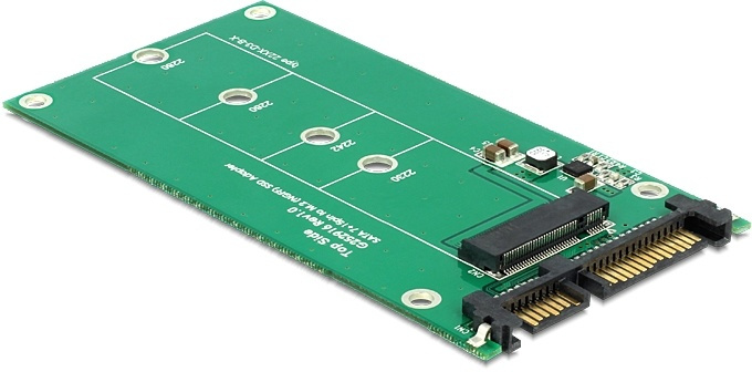 DeLOCK gränssnittskonverterare, SATA till M.2 (NGFF), 6Gb/s, grön in de groep COMPUTERS & RANDAPPARATUUR / Computeronderdelen / Harde schijven / Chassisventilatoren bij TP E-commerce Nordic AB (38-61460)