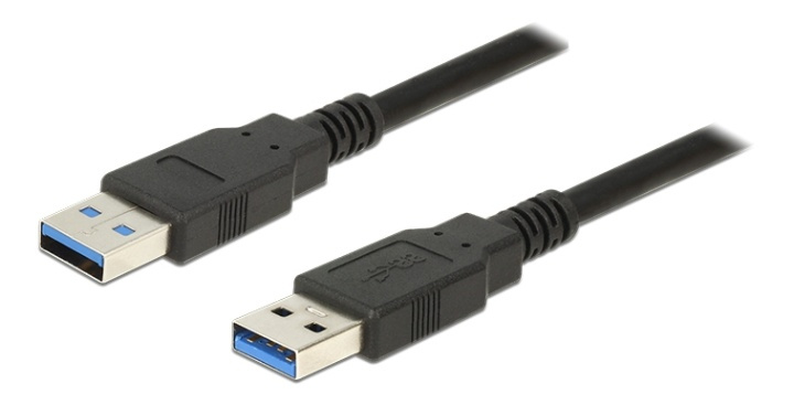 Delock Kabel USB 3.0 Typ-A Stecker > USB 3.0 Typ-A Stecker 1,0 m schwa in de groep COMPUTERS & RANDAPPARATUUR / Computerkabels / USB / USB-A / Kabels bij TP E-commerce Nordic AB (38-61465)