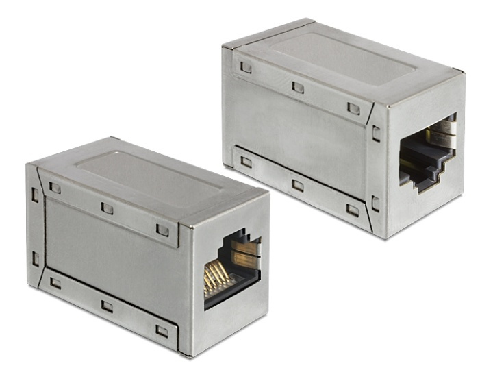 DeLOCK modular connector, 8P/8C, RJ45, shielded, for Cat 6A in de groep COMPUTERS & RANDAPPARATUUR / Computerkabels / Netwerkkabels / Adapters & Geleiderverbindingen bij TP E-commerce Nordic AB (38-61483)