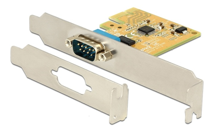 Delock PCI Express Card > 1x Serial in de groep COMPUTERS & RANDAPPARATUUR / Netwerk / Netwerkkaarten / PCI Express bij TP E-commerce Nordic AB (38-61494)