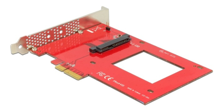 PCI Express x4 Card >1 x internal U.2 NVMe SFF-8639 in de groep COMPUTERS & RANDAPPARATUUR / Netwerk / Netwerkkaarten / PCI Express bij TP E-commerce Nordic AB (38-61505)