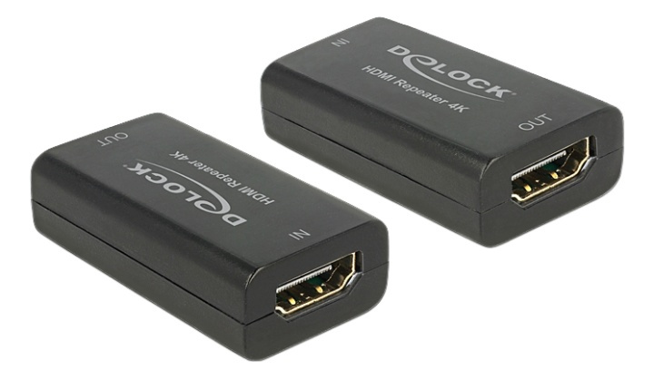 Delock Repeater HDMI 4K 30 m in de groep HOME ELECTRONICS / Kabels & Adapters / HDMI / Adapters bij TP E-commerce Nordic AB (38-61510)