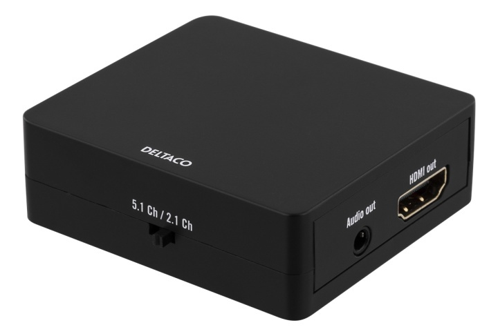 DELTACO HDMI to HDMI+STEREO 3.5mm in de groep HOME ELECTRONICS / Kabels & Adapters / HDMI / Adapters bij TP E-commerce Nordic AB (38-61607)
