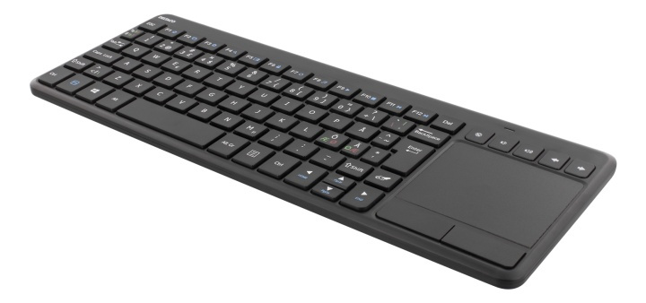 DELTACO Wireless mini kb, USB nano, nordic,86 keys, black in de groep COMPUTERS & RANDAPPARATUUR / Muizen en toetsenborden / Toetsenborden / Draadloos bij TP E-commerce Nordic AB (38-61667)